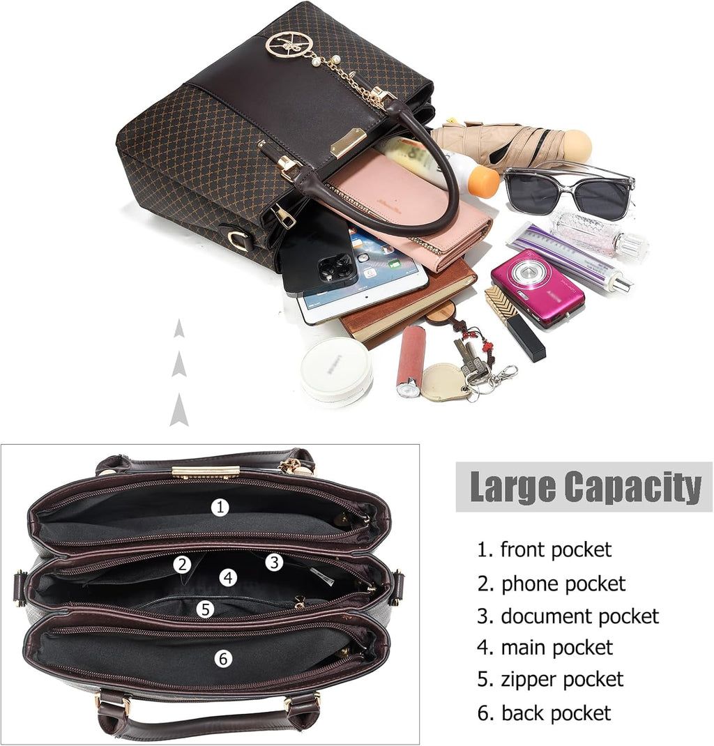 Purse and Handbags for Women, Shoulder Tote Purses Top Handle Satchel Bags