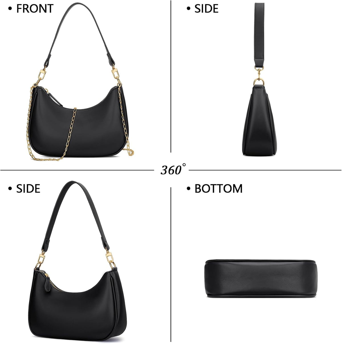 Shoulder Bag for Women Cute Hobo Purses and Handbags Underarm Purse