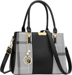 Women Purses and Handbags, PU Leather Top Handle Satchel Bag