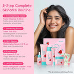 Watermelon & Niacinamide Skincare Set for Women Teens Girls, 5PCS