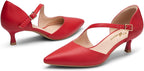 Women'S Low Kitten Heel Pumps Dress Shoes