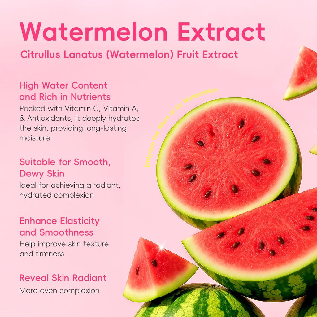 Watermelon & Niacinamide Skincare Set for Women Teens Girls, 5PCS