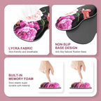 Mouse Pad Set, Peony Flower Desk Mat for Keyboard and Mouse
