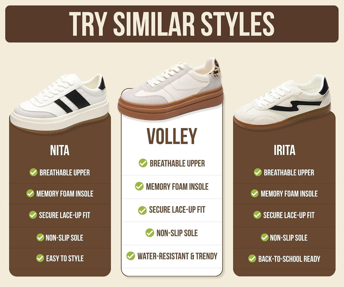Platform Sneakers for Women Footwear - Lightweight Lace-Up Shoes for Women