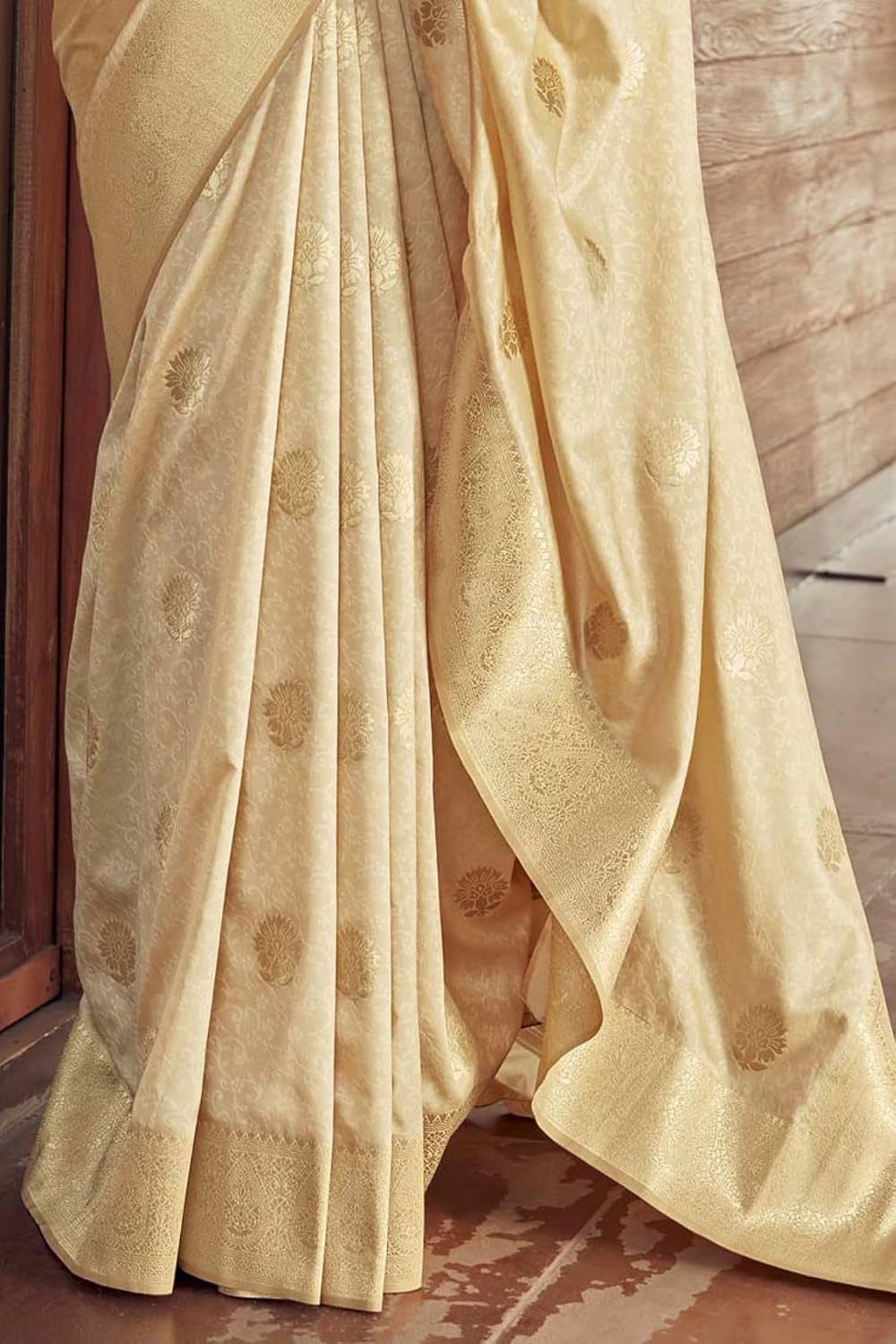 Women'S Kanjivaram Soft Silk Saree with Blouse Piece 6.3Metres