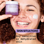 Face Cream - Vegan Ceramide Barrier Cream W/Niacinamide & Shea Butter - Hydrating Daily Face Moisturizer Fragrance Free for Sensitive Skin, Vegan, Clean Beauty Allergy & Dermatologist Tested