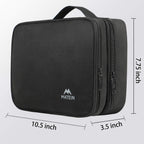 Electronics Organizer Travel Case, Cable Organizer Bag, Black