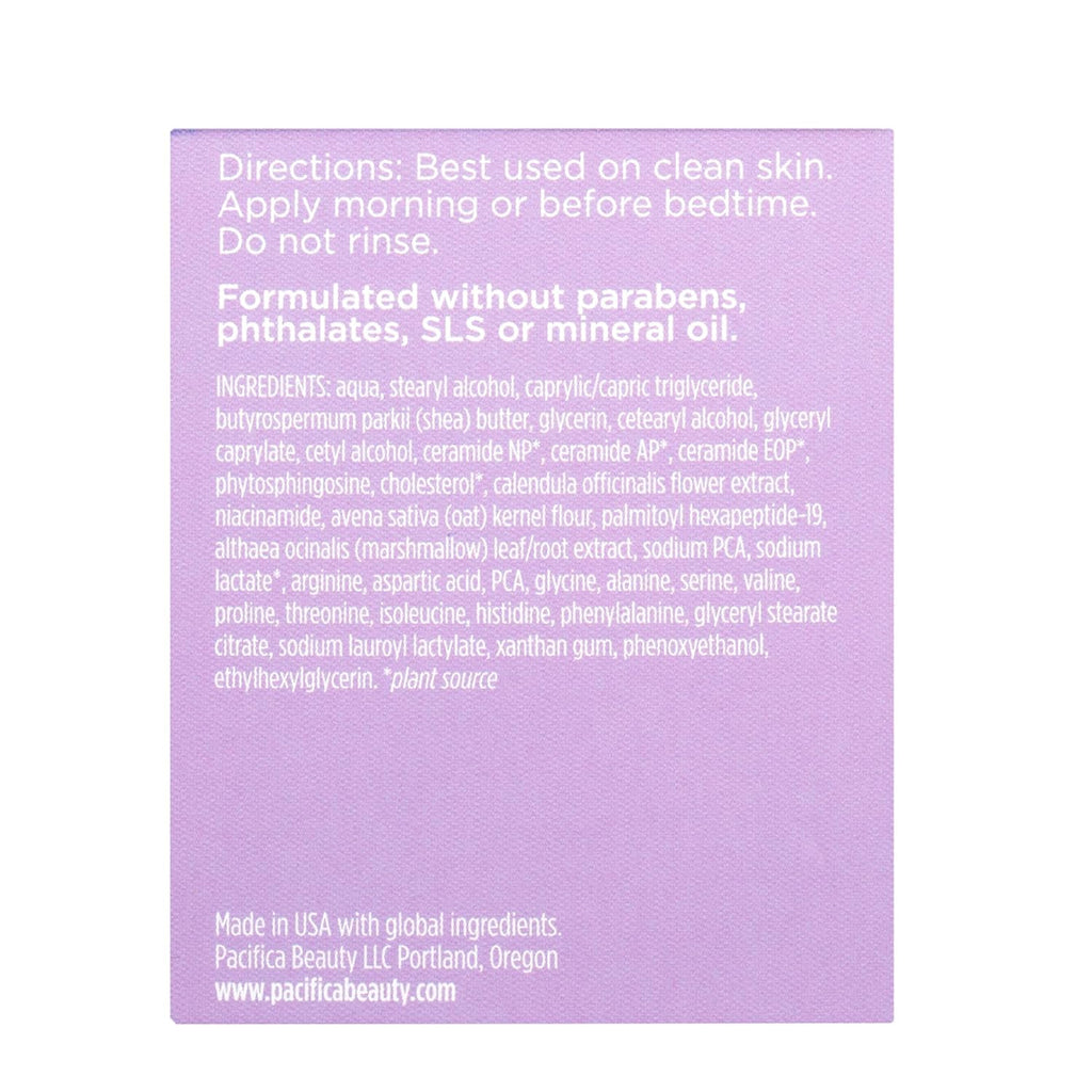 Face Cream - Vegan Ceramide Barrier Cream W/Niacinamide & Shea Butter - Hydrating Daily Face Moisturizer Fragrance Free for Sensitive Skin, Vegan, Clean Beauty Allergy & Dermatologist Tested
