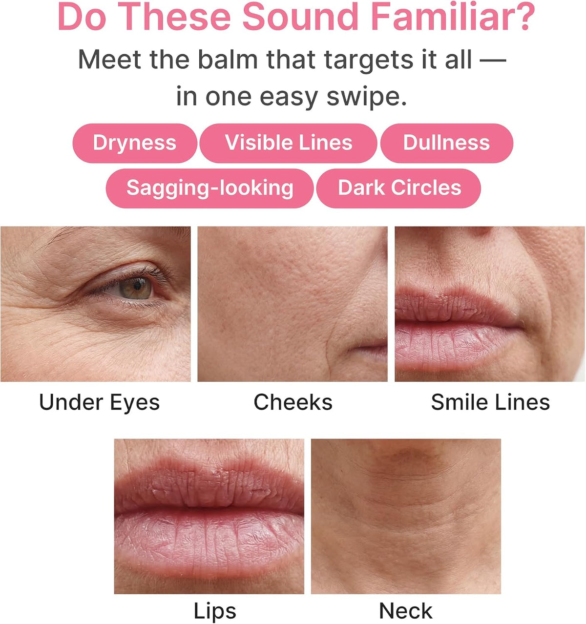 PDRN Pink Collagen Volume Multi Balm Stick - Face & Body Balm | Volufiline, PDRN, NAD, Collagen - Under-Eyes, Neck, Forehead, Smile Lines, Lips, Plumping & Radiance for Line Care, K-Beauty