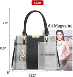 Women Purses and Handbags, PU Leather Top Handle Satchel Bag