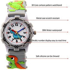 Kids Watch for Girls Boys Analog Watch, Waterproof Toddlers Digital Watch 3D Cute Cartoon Silicone Strap Watches for Kids Birthday Gift