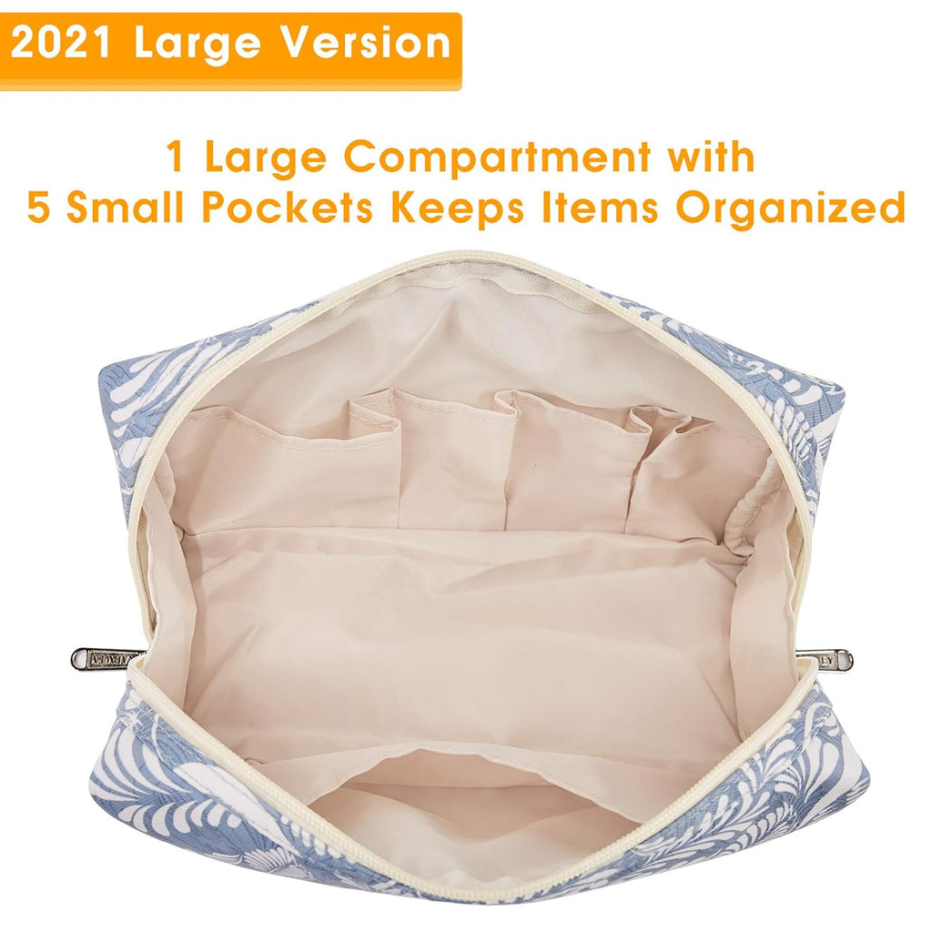 Makeup Bag Travel Toiletry Bag, Cosmetic Bag for Women Girls