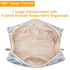 Makeup Bag Travel Toiletry Bag, Cosmetic Bag for Women Girls