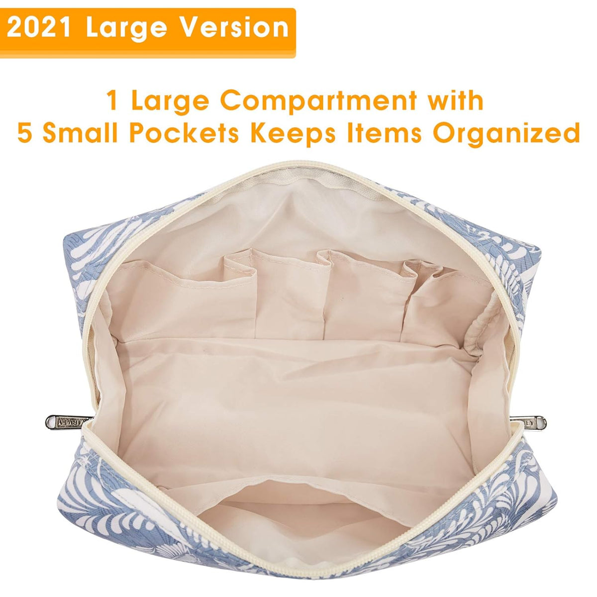 Makeup Bag Travel Toiletry Bag, Cosmetic Bag for Women Girls