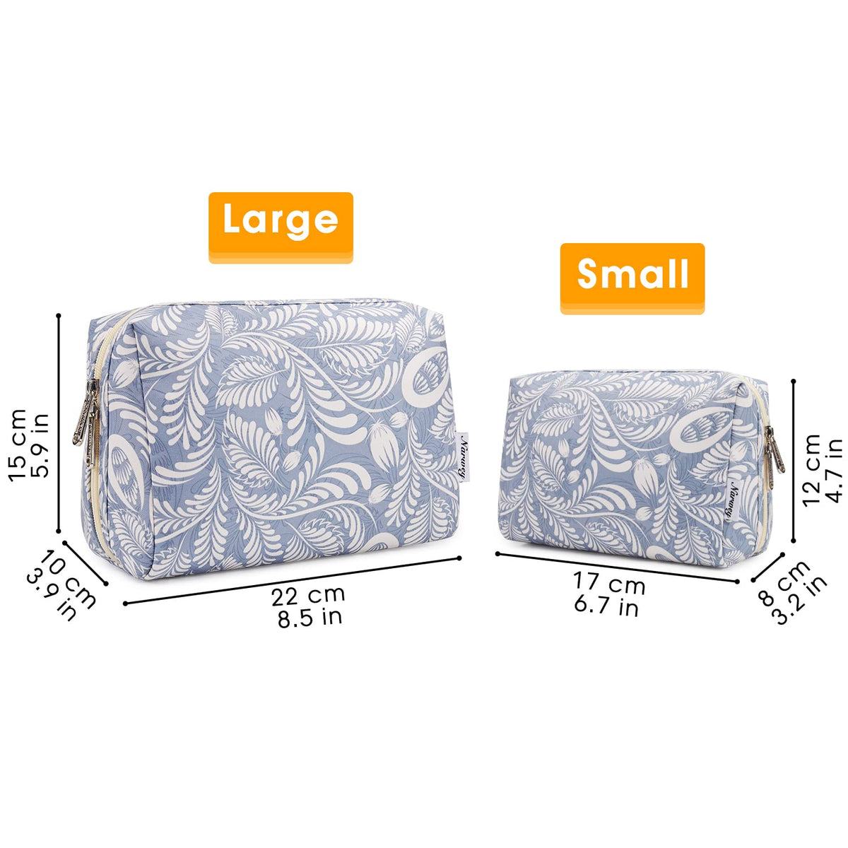Makeup Bag Travel Toiletry Bag, Cosmetic Bag for Women Girls