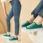 Womens Platform Canvas Sneakers Tennis Shoes