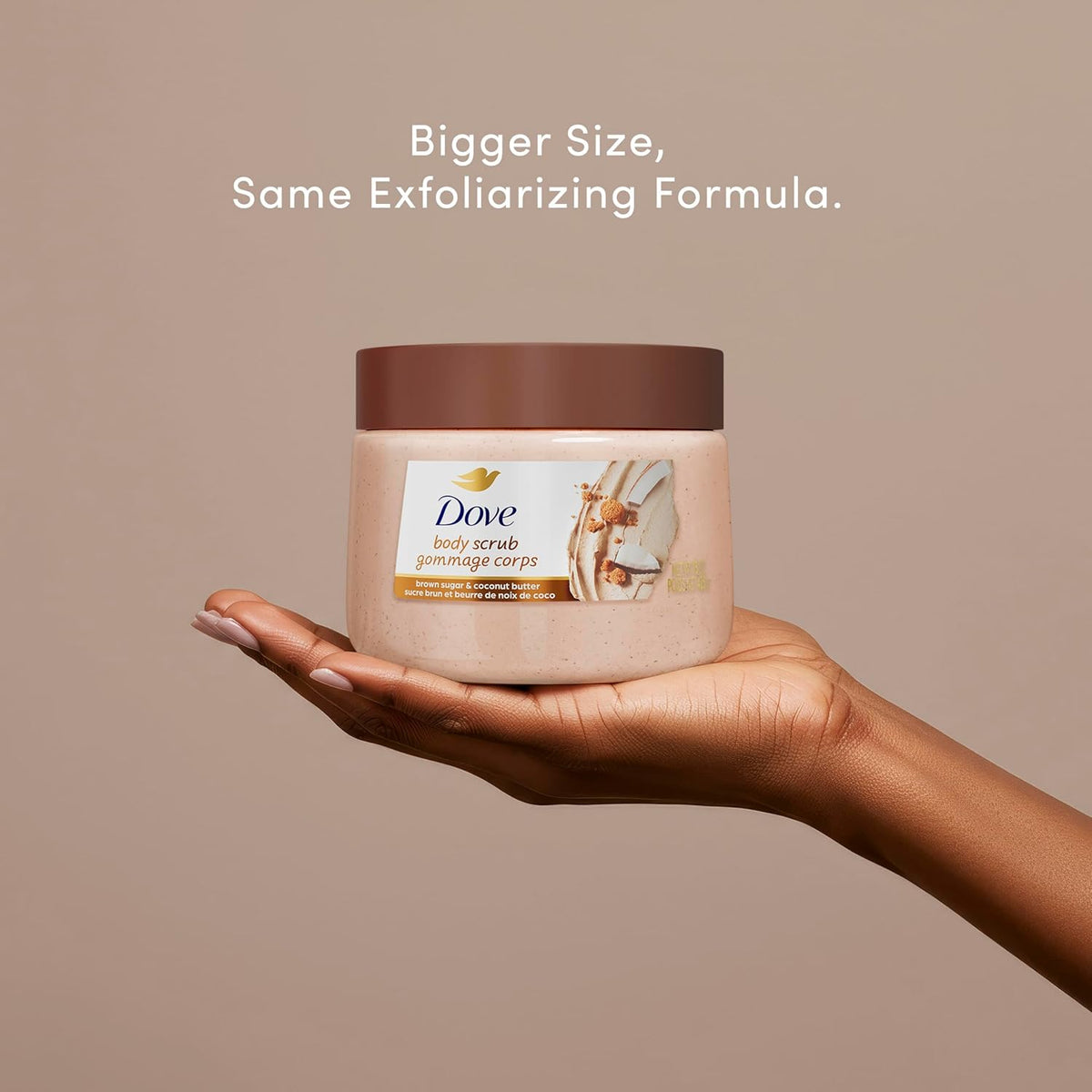 Brown Sugar and Coconut Butter Body Scrub Exfoliates and Deeply 15 Oz