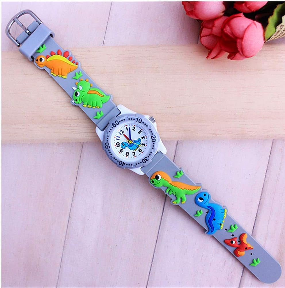 Kids Watch for Girls Boys Analog Watch, Waterproof Toddlers Digital Watch 3D Cute Cartoon Silicone Strap Watches for Kids Birthday Gift