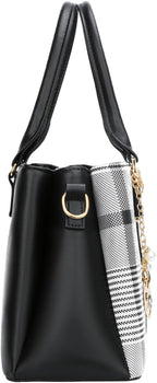 Women Purses and Handbags, PU Leather Top Handle Satchel Bag