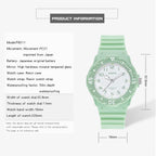 Women'S Sport Waterproof Nurse Minimalist Simple Analog Watch - Casual Ladies Watch in Rose Gold Pink