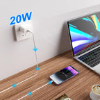 2Pack 20W Type C Charger Block with 6Ft USB C to L Cable, PD Fast Charger Compatible with Iphone, Ipad, Ipod