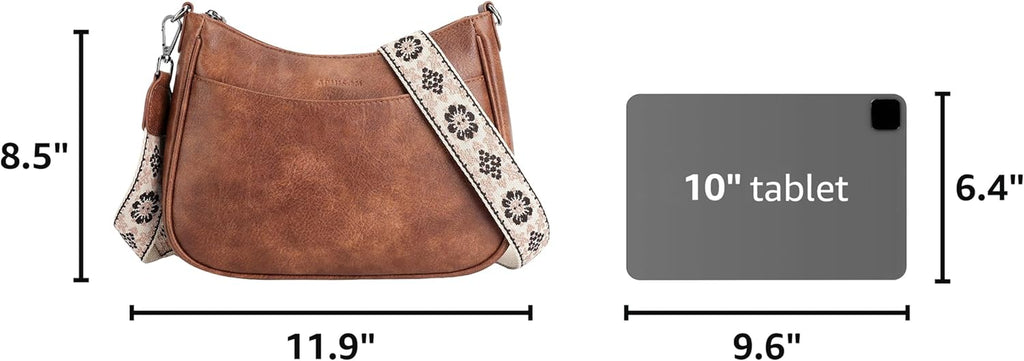 Trendy Leather Crossbody Purse, Women'S Shoulder Handbag