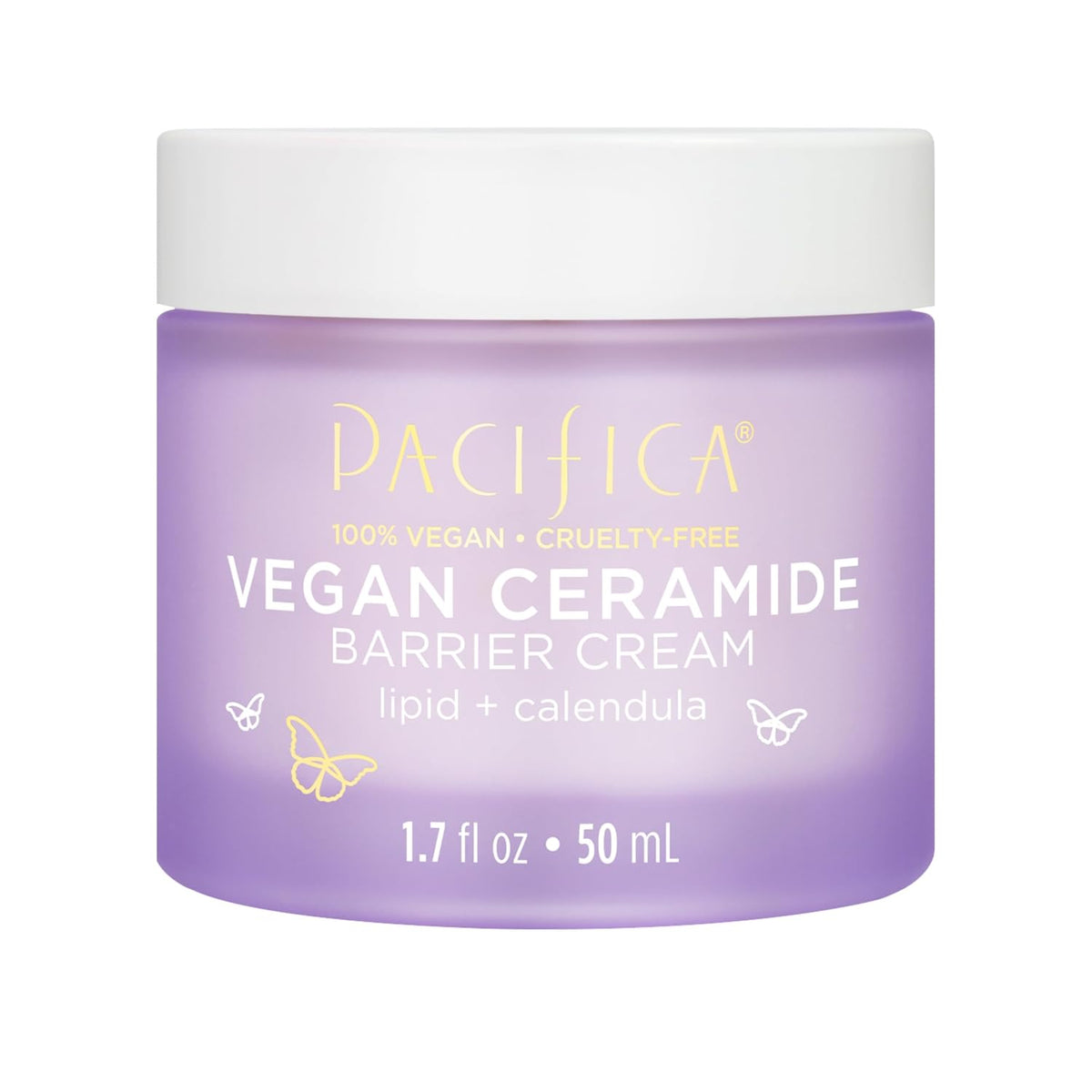 Face Cream - Vegan Ceramide Barrier Cream W/Niacinamide & Shea Butter - Hydrating Daily Face Moisturizer Fragrance Free for Sensitive Skin, Vegan, Clean Beauty Allergy & Dermatologist Tested